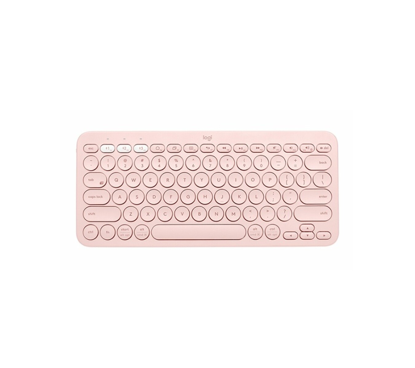 Teclado inalámbrico Bluetooth Logitech K380 Rosa 