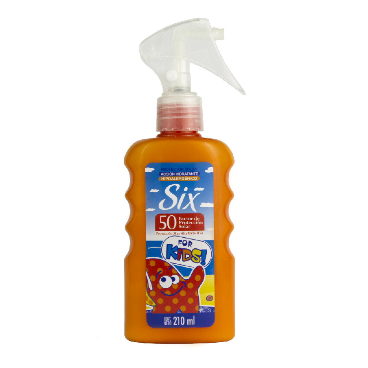 Six Splash Prot Solar Fps 50 Kids 210ml. 