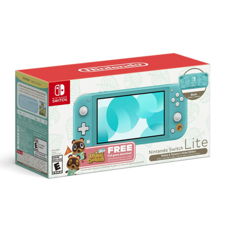 Nintendo Switch Lite: Animal Crossing Edition - Turquesa Nintendo Switch Lite: Animal Crossing Edition - Turquesa
