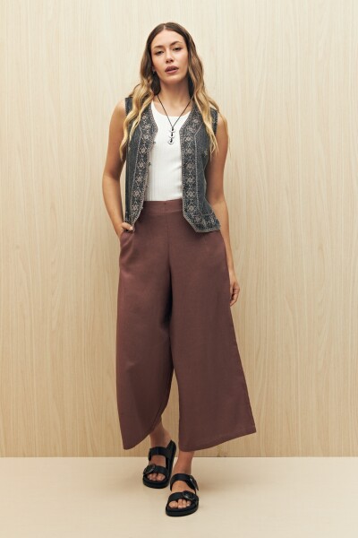 PANTALÓN KARIM Chocolate