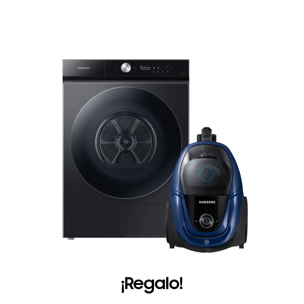 Secarropas Bespoke 17kg con Sistema de Secado Inteligente + Aspiradora de regalo 