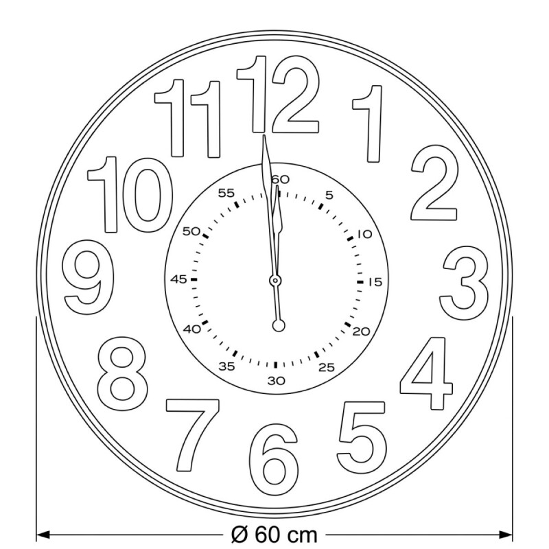 RELOJ GRIS Unica