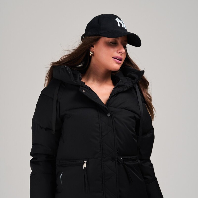 Campera Puffer Slowly Black