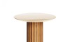 Mesa Lateral - 43cm - Linea Manhattan Natural/Beige