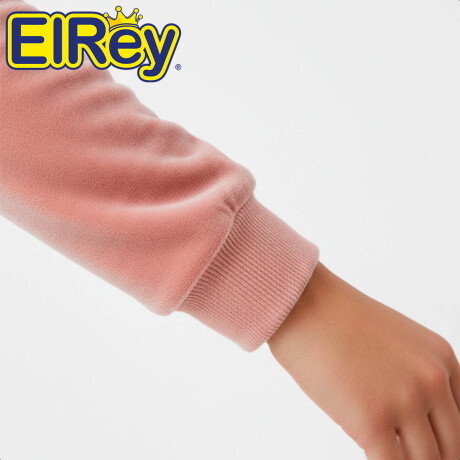 Conjunto Jogging Plush Campera + Pantalón Dama Rosa