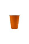 Vaso polipapel 8 oz NARANJA