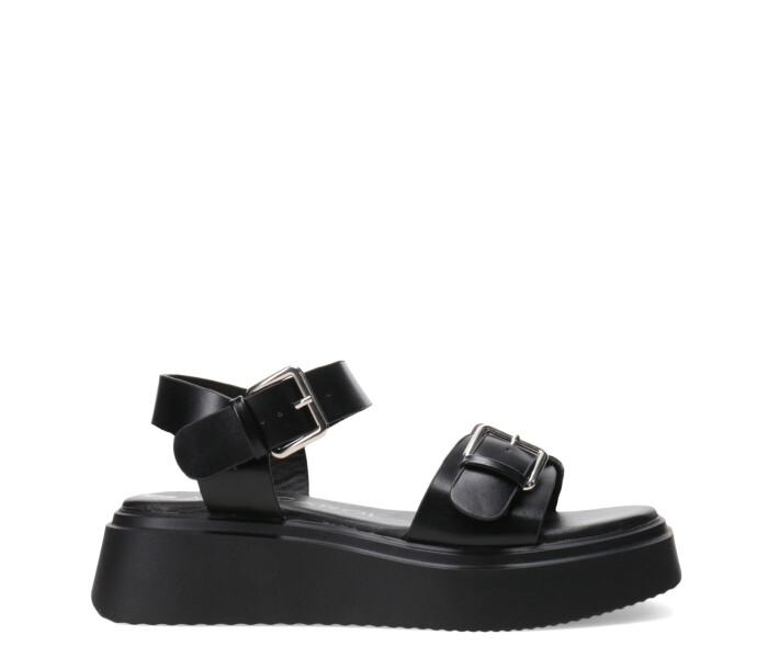 Sandalia MOPP con hebillas Black