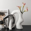 DUO DE CERAMICA PLATEADO Y BLANCO DUO DE CERAMICA PLATEADO Y BLANCO