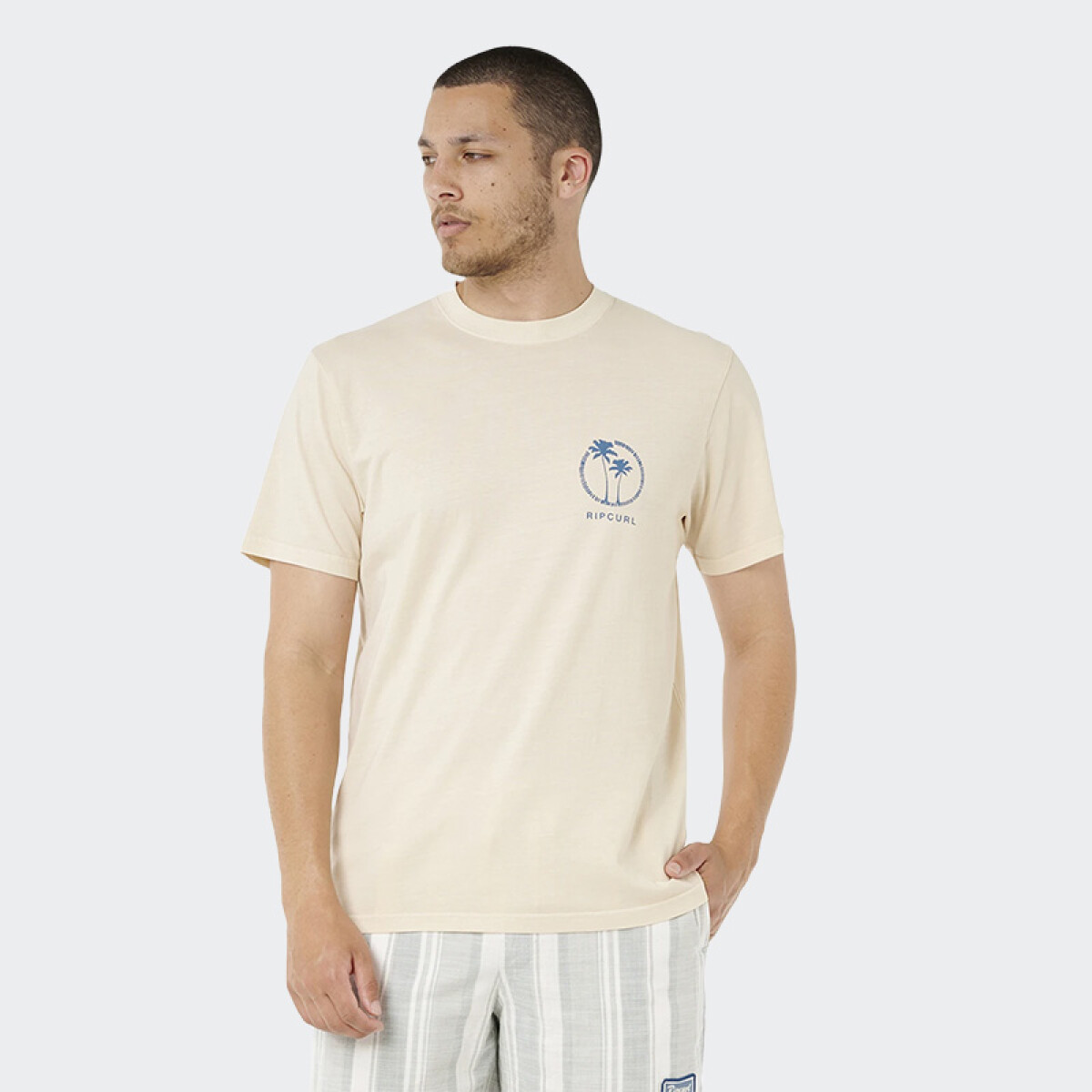Remera Rip Curl Mod Cali Two Palms - Beige 