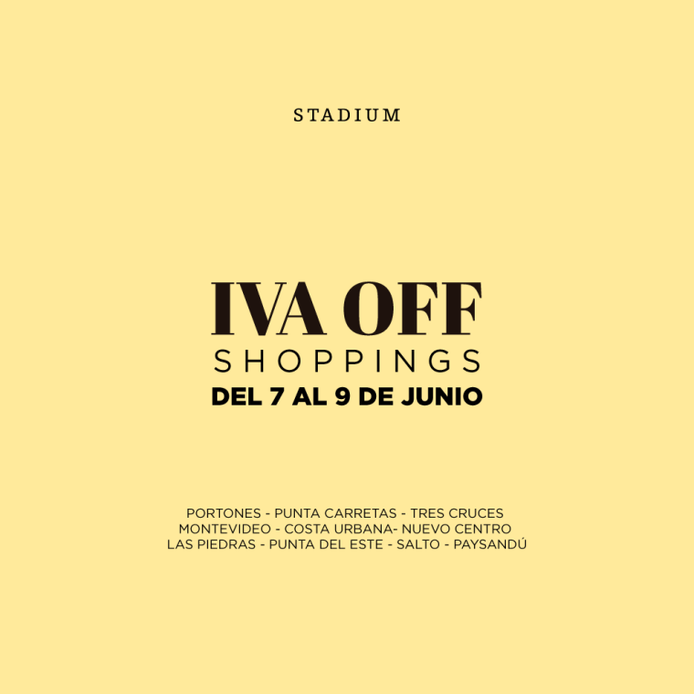 IVA OFF en los Shoppings