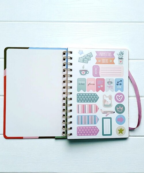 Cuaderno ibi craft - t.dura - 140x200mm - 60 h.+Stickers - "l.m.s. Progress" Cuaderno ibi craft - t.dura - 140x200mm - 60 h.+Stickers - "l.m.s. Progress"