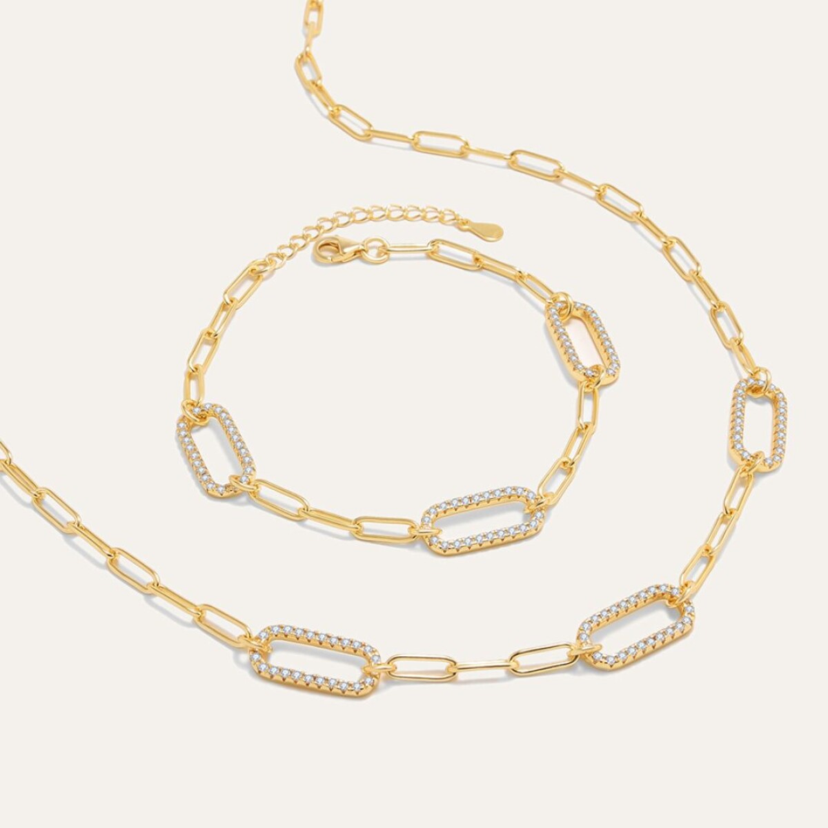 Set Romeo - Plata y Baño de Oro 