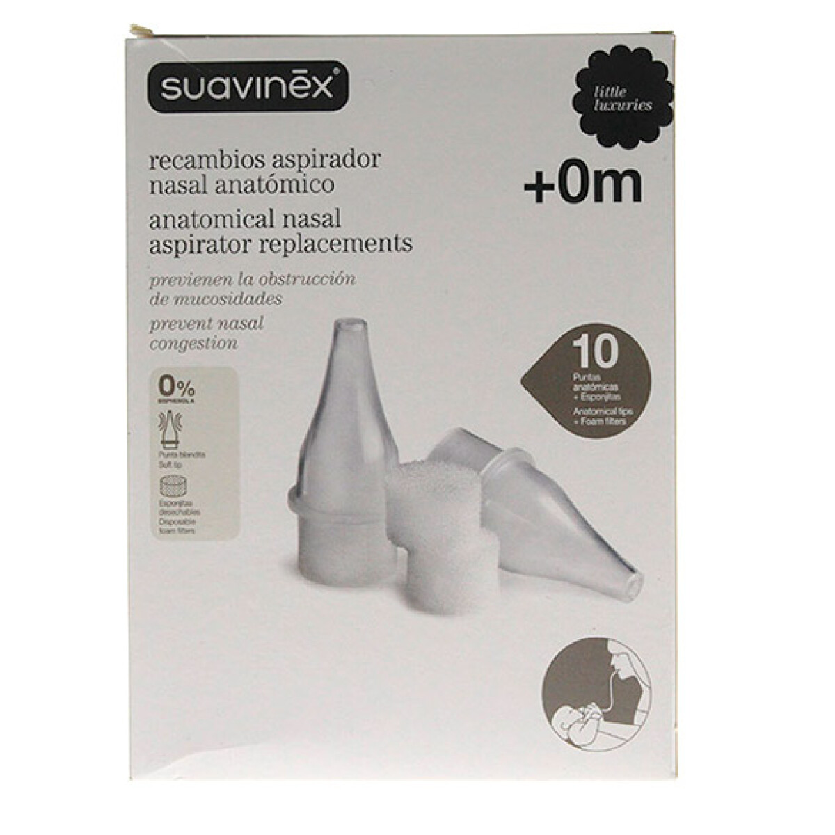 Recambio de aspirador nasal anatómico - SUAVINEX 