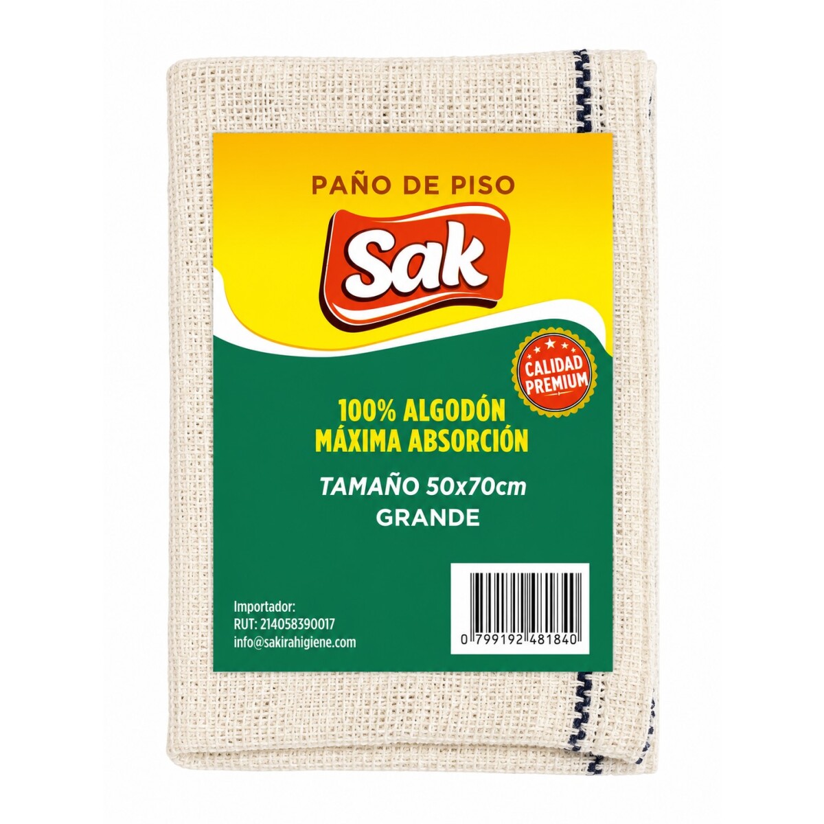 Paño de Piso Sak 50X70 Grande Premium 