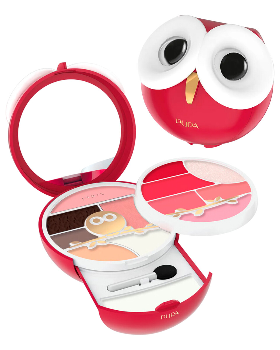 Set de Maquillaje para Ojos y Labios Pupa Owl 3 Warm Shades 