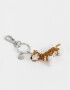 Llavero Llavero Y Charm De Perrito Beads - Combinacion Bicolor