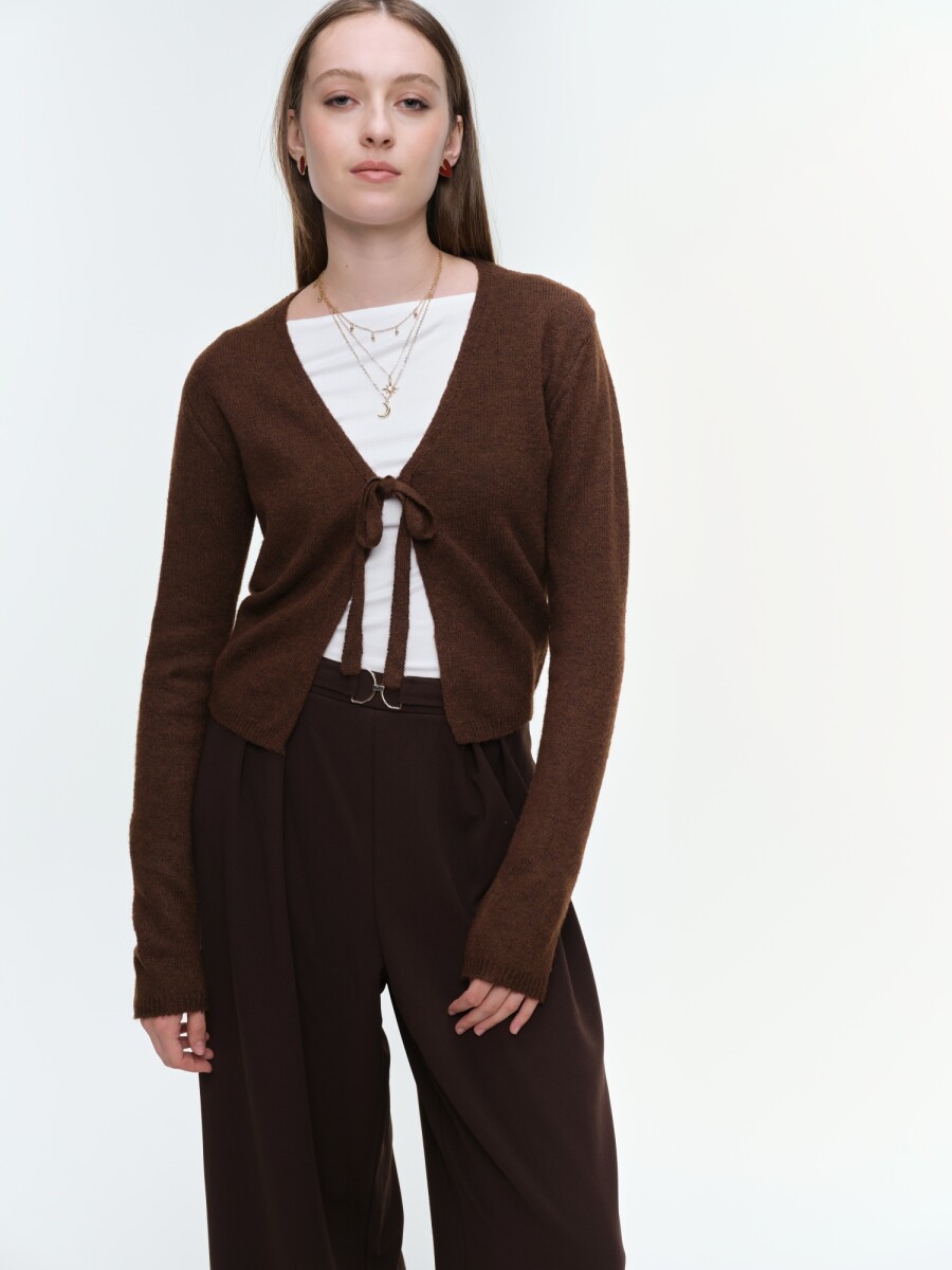 Cárdigan Aya - Marron 