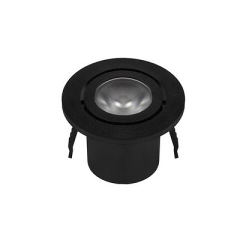 SPOT CABINET NANO LED REDONDO PC 1W 3.000K BIVOLT D38MM NEGRO SPOT CABINET NANO LED REDONDO PC 1W 3.000K BIVOLT D38MM NEGRO