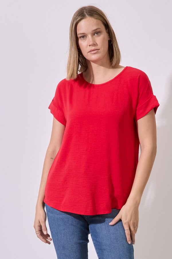 Blusa Solid ROJO