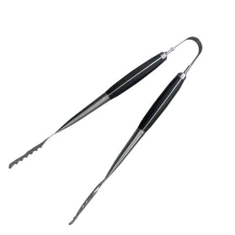 Pinza parrillera acero inoxidable y madera Pinza parrillera acero inoxidable y madera