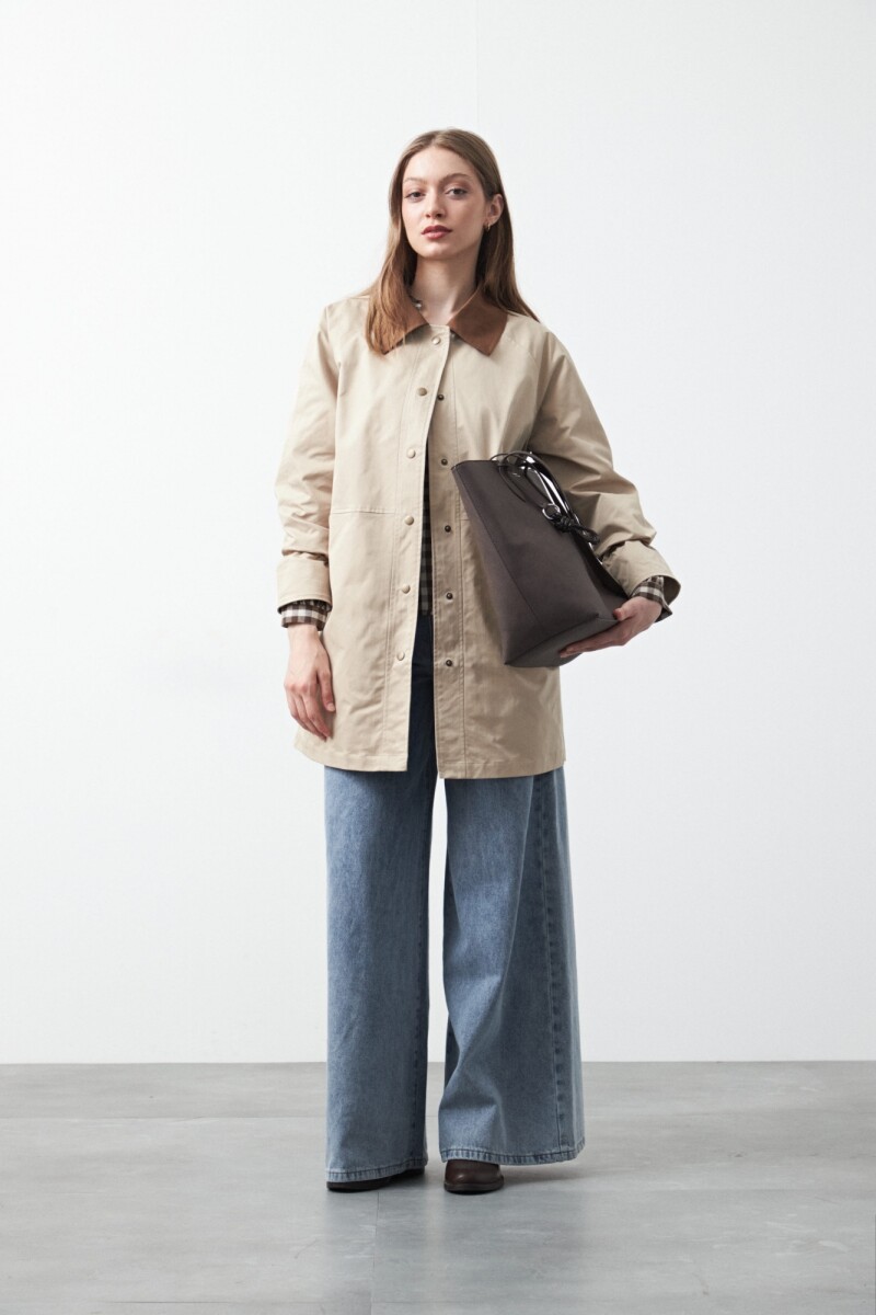 TRENCH SOLENE Beige