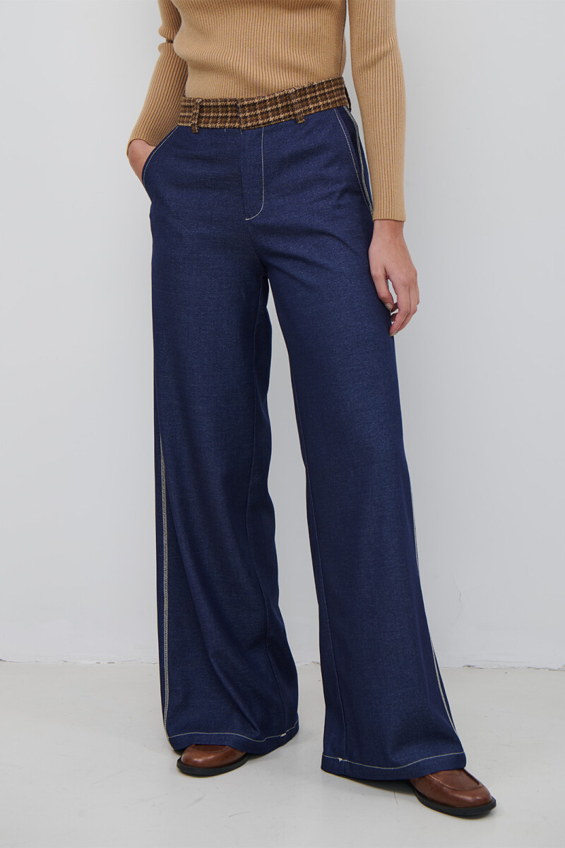 PANTALON GLEN AZUL MARRO