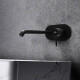GRIFERIA LAVATORIO DE PARED NEGRO MATE LINEA ROUND NEGRO