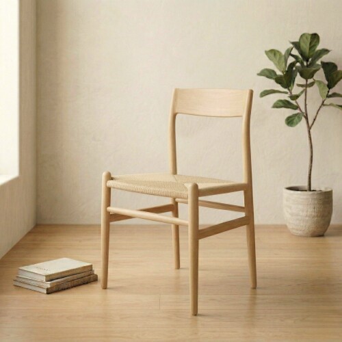 Silla de Comedor Madera natural Beige Elon - Origen Silla de Comedor Madera natural Beige Elon - Origen