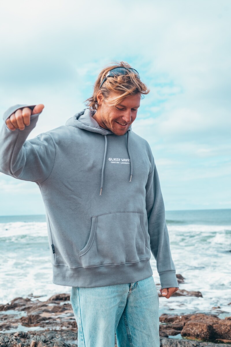 HOODIE SURFING CLUB / Gris U