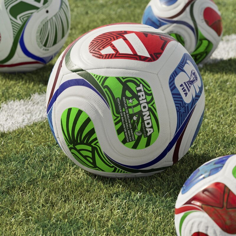 adidas PELOTA MUNDIAL FIFA World Cup 26™ Trionda Training White/Red/Green/Blue