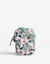 Complemento Marroquinería Nylon Pouch Con Cierre - Estampado Flores