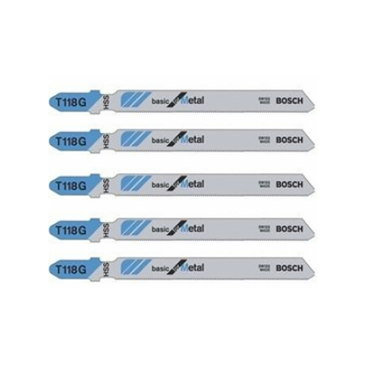 5 Hojas caladora para metal-aluminio fino - BS3425 