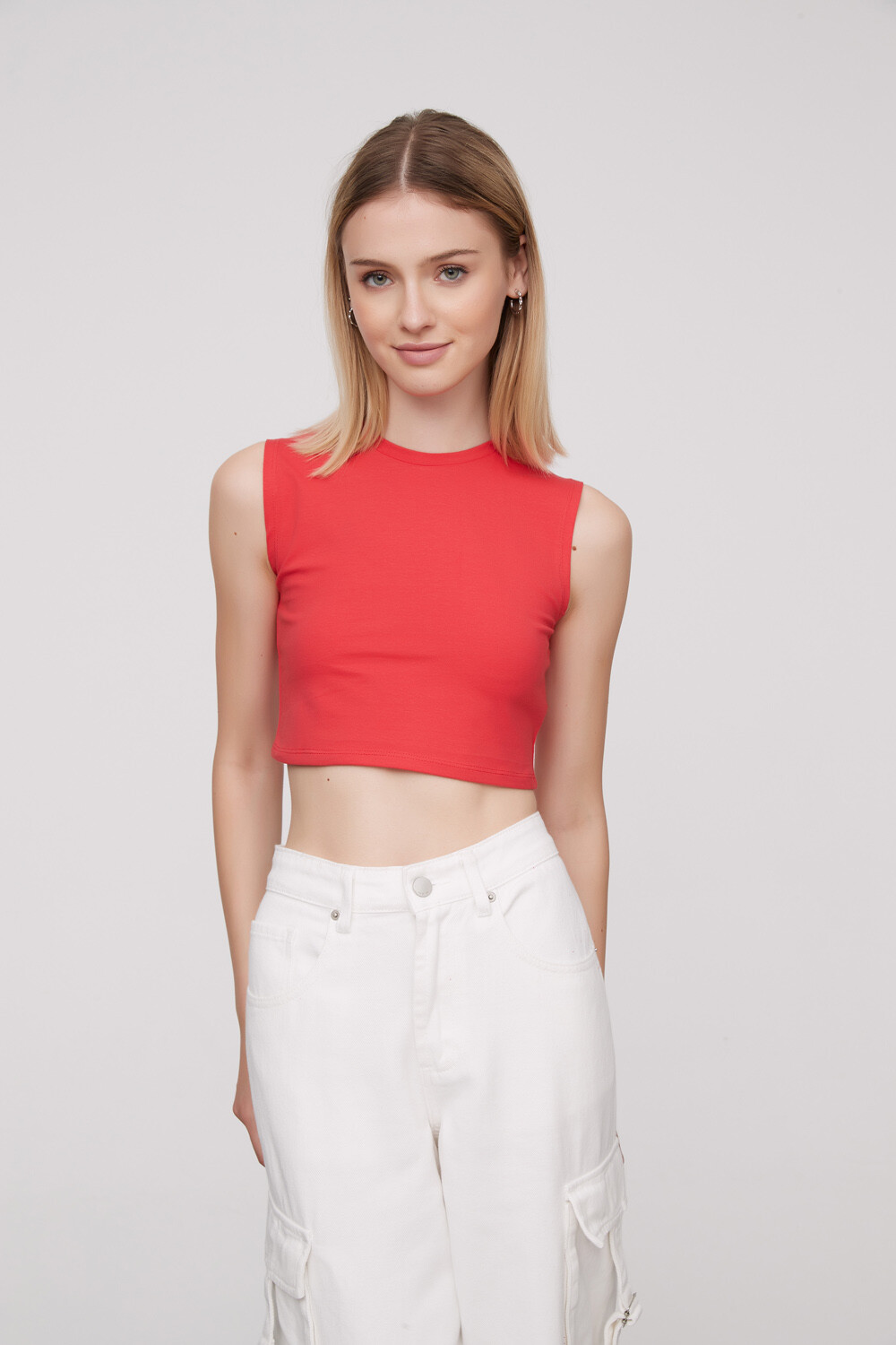 Tops Penikala Rojo Coral