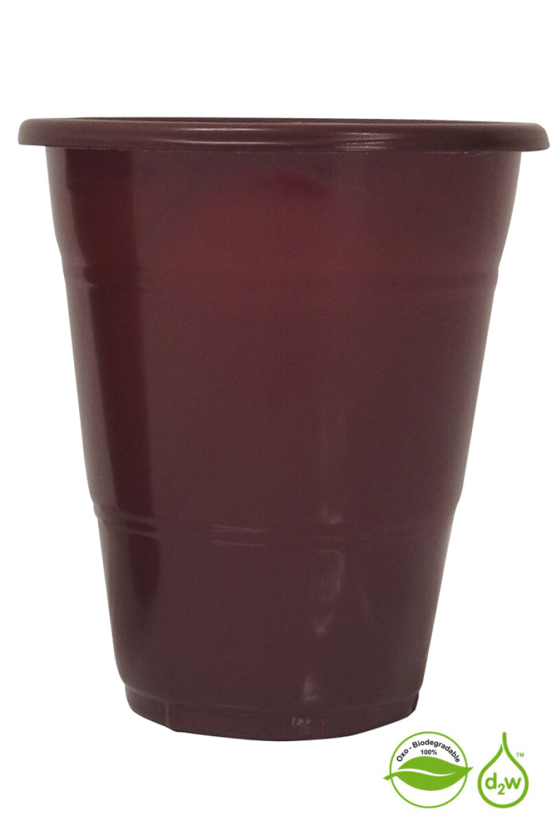 Vaso Biodegradable 360ml x10 - Cranberry 