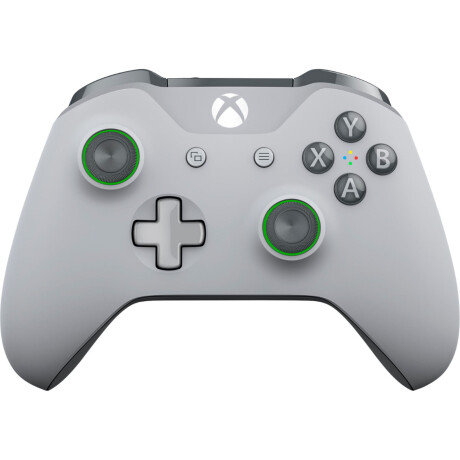Joystick Xbox Inalambrico Gris con Verde 001