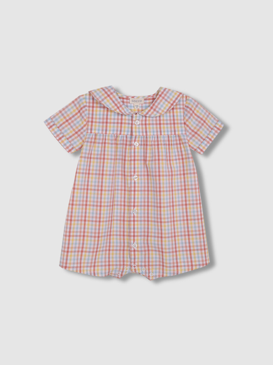 Pijama Cuadros Blanco