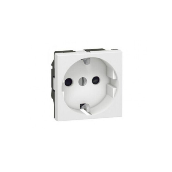Mód. tomacorriente schuko, blanco - Mosaic Legrand LJ0926X