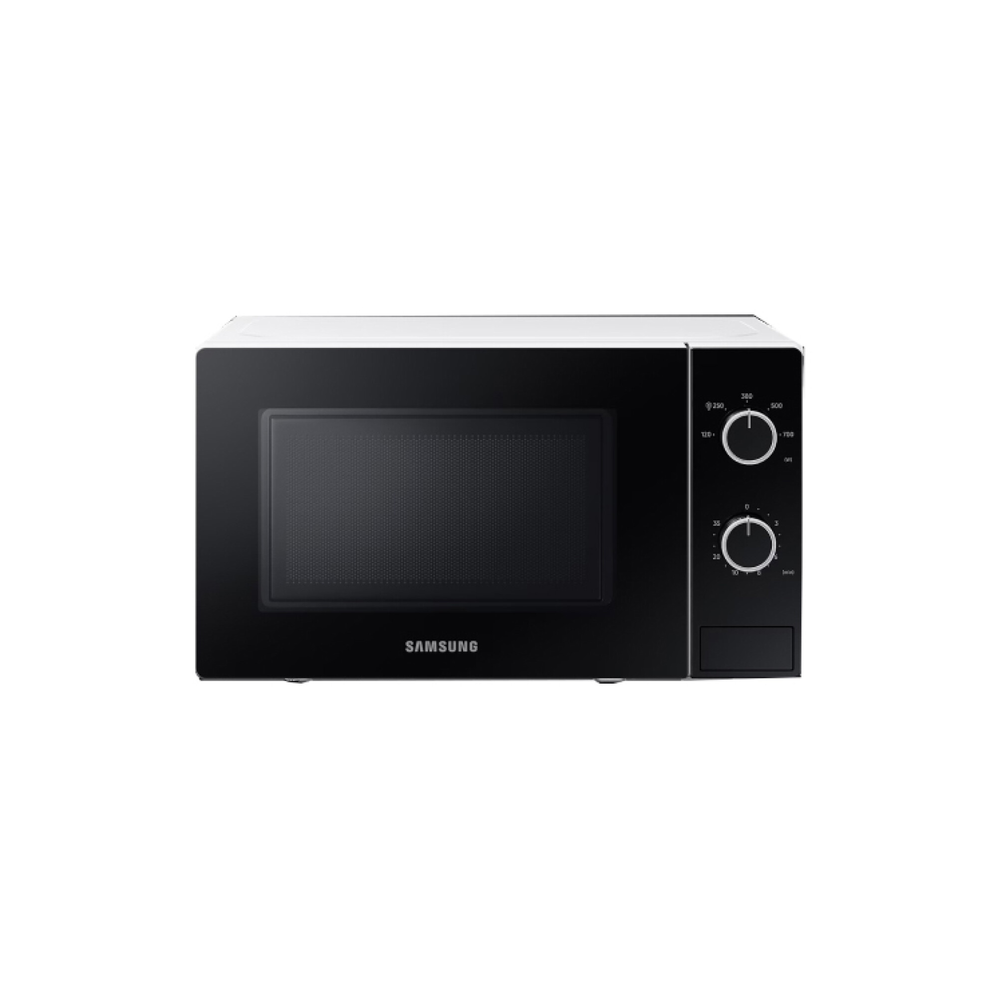 Microondas Samsung 20 L 700 W Puerta de Cristal Doble Dial - White