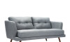 Sillón Sofá Triunfo 3 Cuerpos Gris
