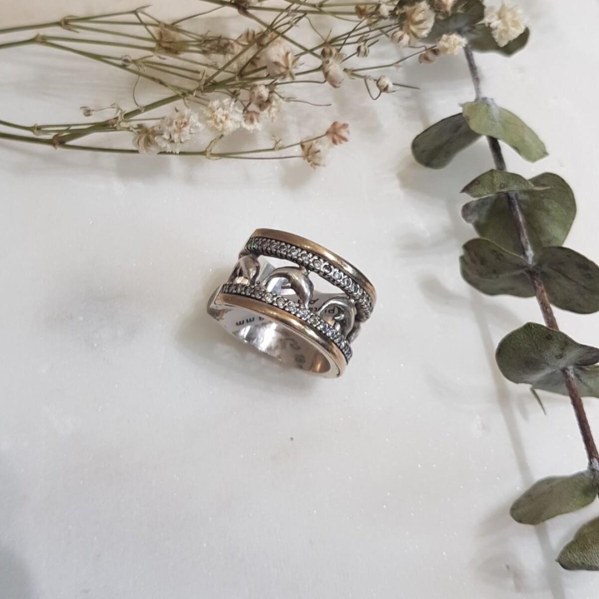 Anillo Winter - Plata y Oro 