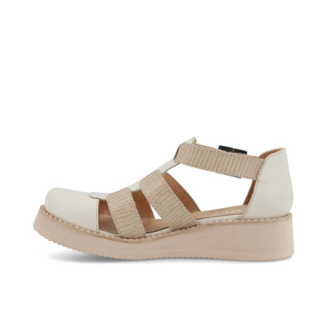 SANDALIAS VENET - CUERO LILE BEIGE