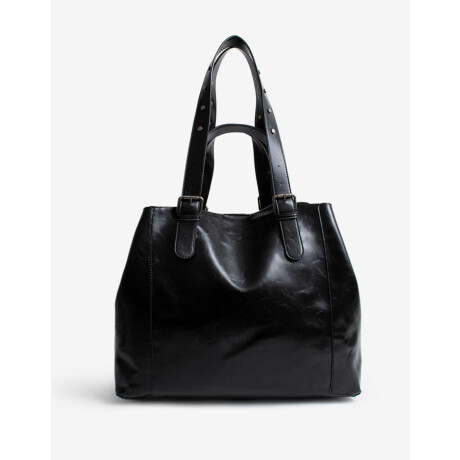 Caretra Formato Cartera Shopper Con Tachas Negro