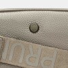 Bandolera Hazel en efecto cuero Metalizado