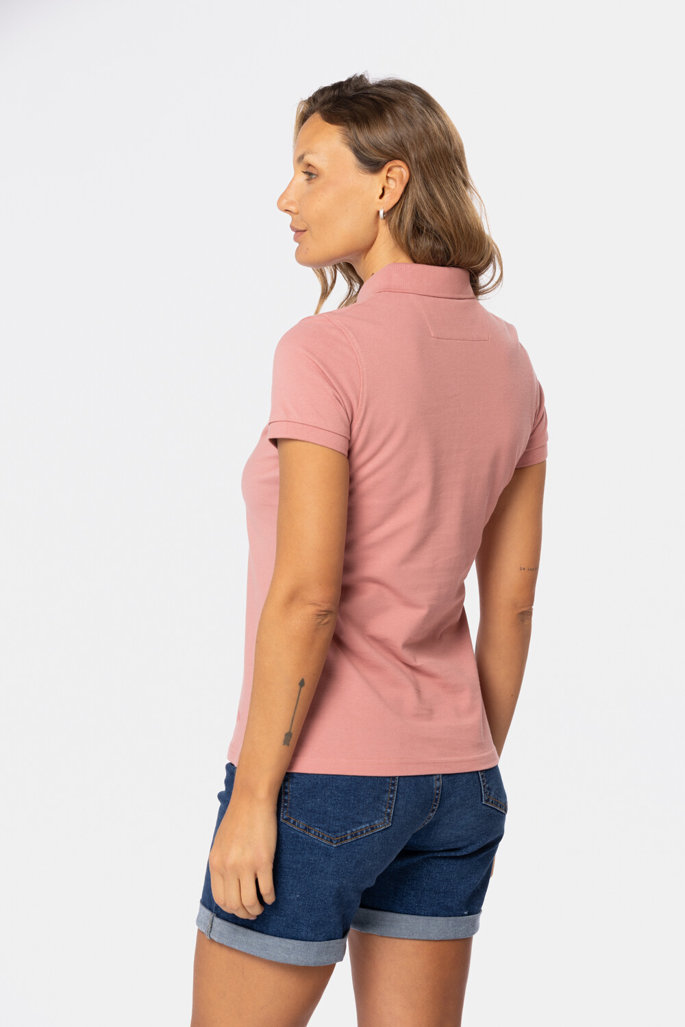 POLO PIQUE LISA Coral