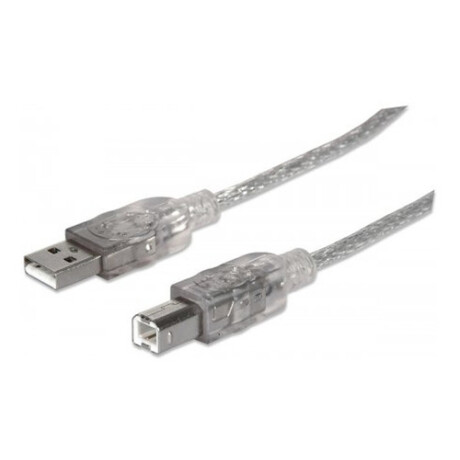 Cable USB 2.0 A/B 4,5 mts Manhattan 3723