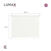 Cortina Roller Blackout Lumax 180 X 200 Cm Colores Blanco