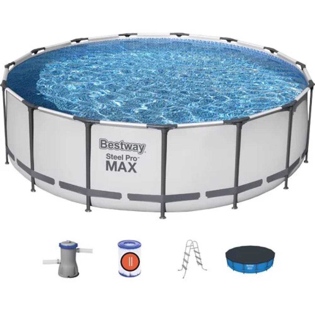 Piscina Bestway Estructura Redonda 14.970Lts Steel Pro Max 