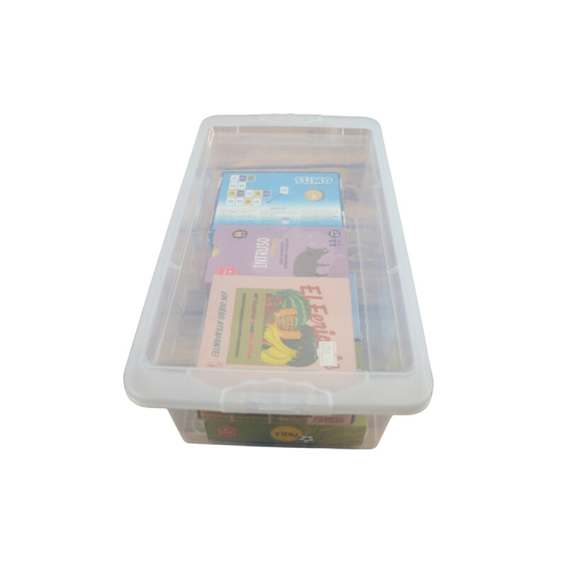 Caja organizadora 5,5lt TRANSPARENTE