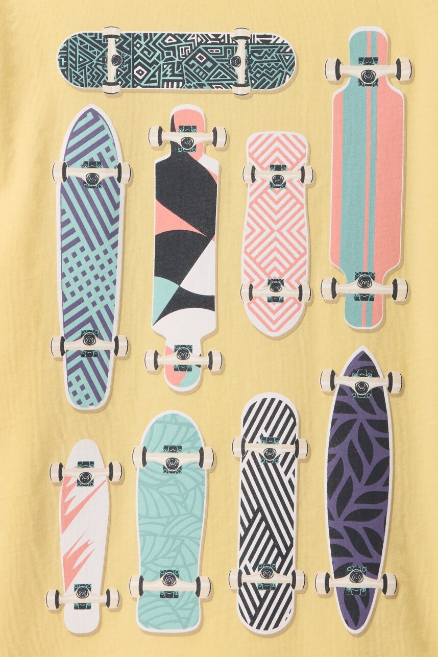 Remera Gráfico Niño Pale Banana 12-0824Tcx