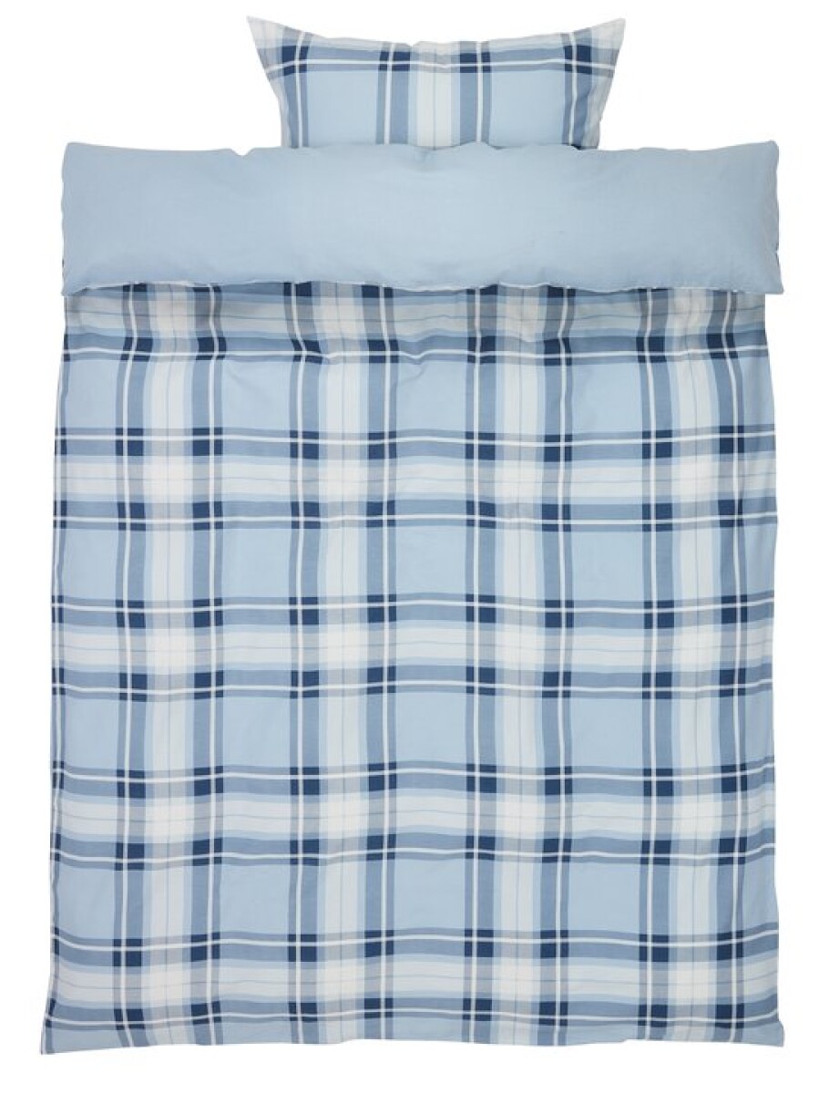 Juego funda nórdica FRANCISKA 155x220 azul 
